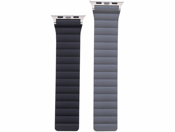 Bracelet pour Apple Watch 38/40/41 mm - coloris noir / gris