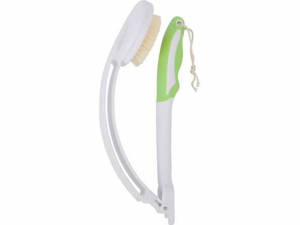 Brosse de bain pour le dos vue repliée