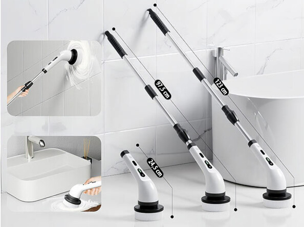 Brosse de nettoyage électrique rechargeable