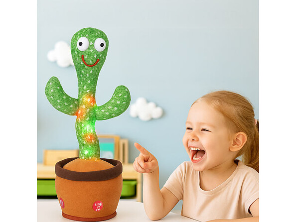 Cactus répéteur dansant chantant lumineux