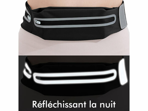Ceinture running réfléchissante pour smartphone - taille S