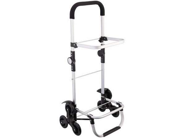 chassis déplié en aluminium du chariot de course monte-escalier pliable