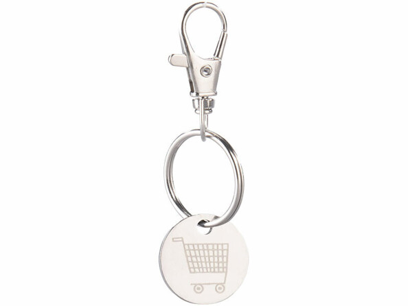 jeton de course avec porte clé