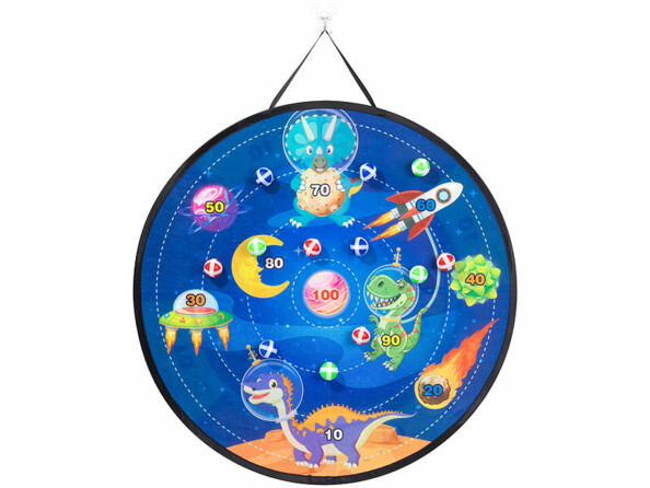 Cible double face à scratch pliable Ø 72 cm