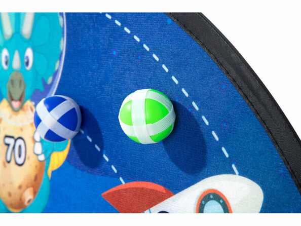 Cible double face à scratch pliable Ø 72 cm