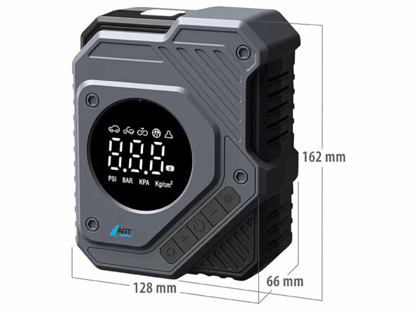 Compresseur d’air 12 V / 10,3 bar de 3/4 face avec dimensions en mm