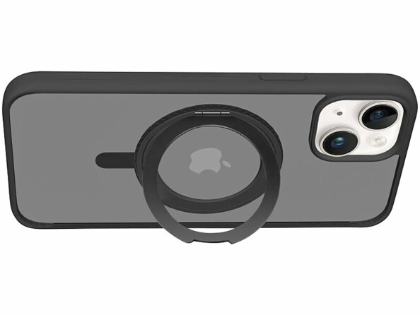 Coque antichoc pour iPhone 13 compatible MagSafe avec support 360°