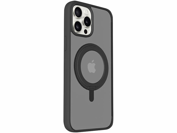 Coque antichoc pour iPhone 13 Pro Max compatible MagSafe avec support 360°