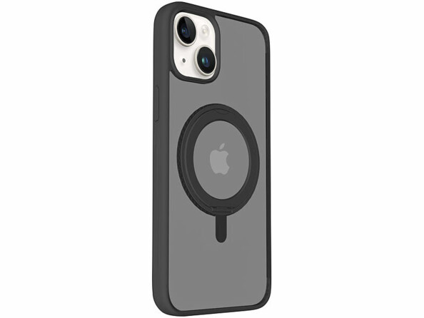 Coque antichoc pour iPhone 14 compatible MagSafe avec support 360°