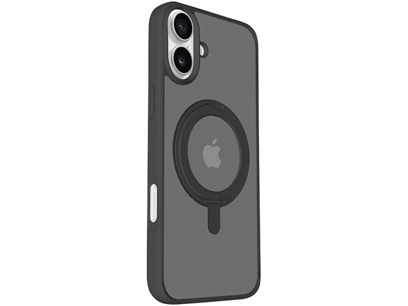 Coque antichoc pour iPhone 16 Plus compatible MagSafe avec support 360°