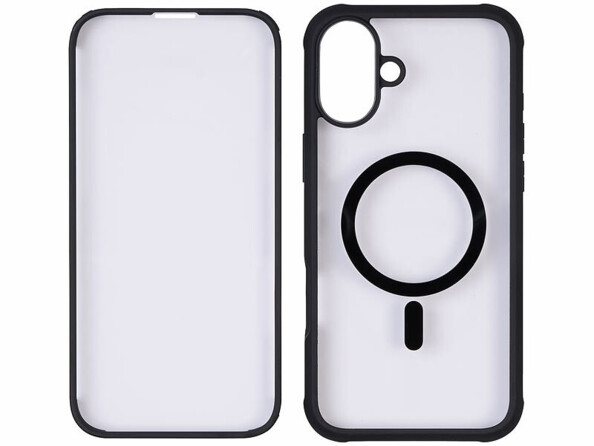 Coque intégrale 360° pour iPhone 16 Plus compatible MagSafe