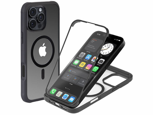 Coque intégrale 360° pour iPhone 16 Pro Max compatible MagSafe