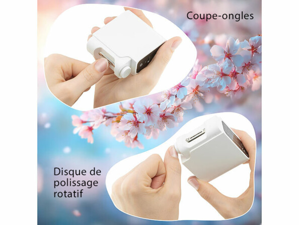 Modèle Coupe-ongles et polissoir électrique