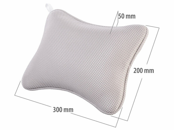 Coussin pour baignoire avec ventouses avec dimensions 300 x 200 x 50 mm