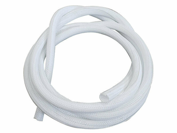 Gaine à fermeture auto pour câble - coloris blanc / 3 m