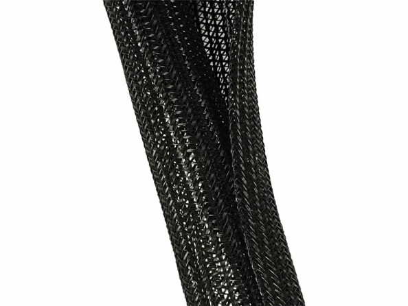 Gaine à fermeture auto pour câble coloris noir 3 m