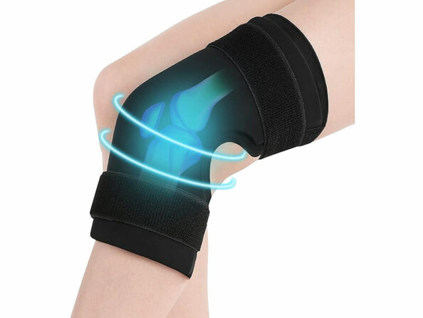 Genouillère à scratch avec gel chaud / froid