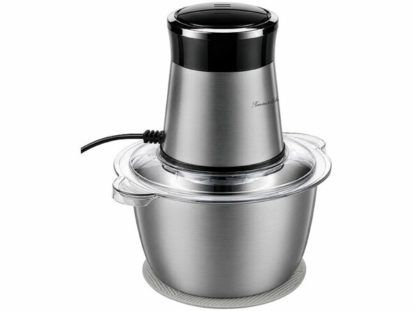 Hachoir 400 W avec 4 lames et bol en inox