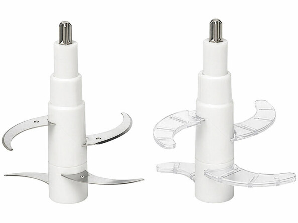 2 lames pour hachoir, 4 lames plastiques et 4 lames inox