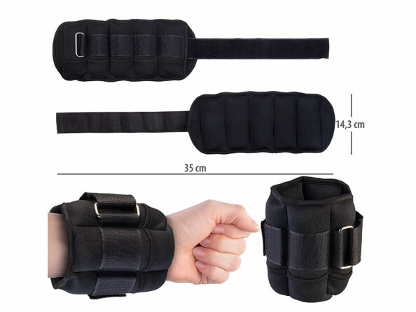 haltères souples poignets chevilles poids réglable