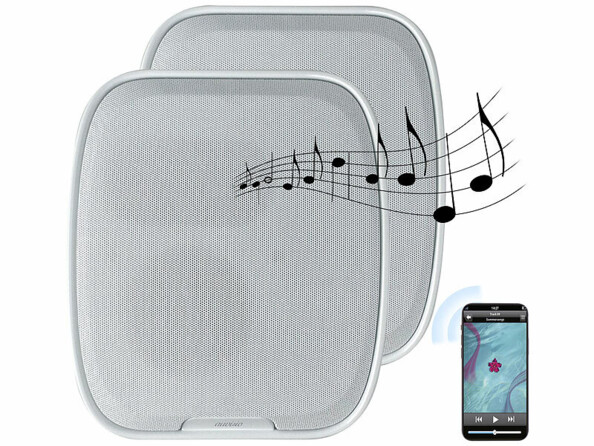 Haut-parleur mural rechargeable avec fonction bluetooth 