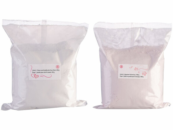 Kit de moulage de main 3D en plâtre pour couple