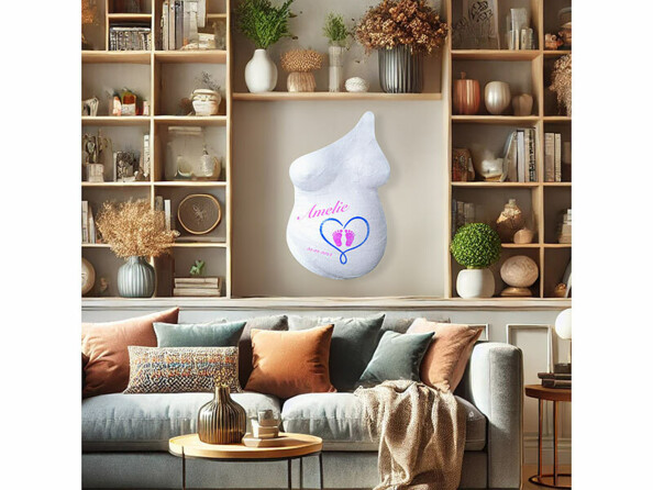 Kit de moulage en plâtre pour ventre de femme enceinte