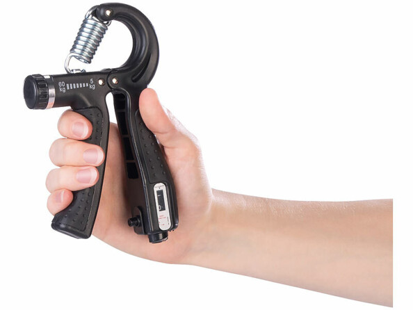 poignée de musculation avant bras avec compteur