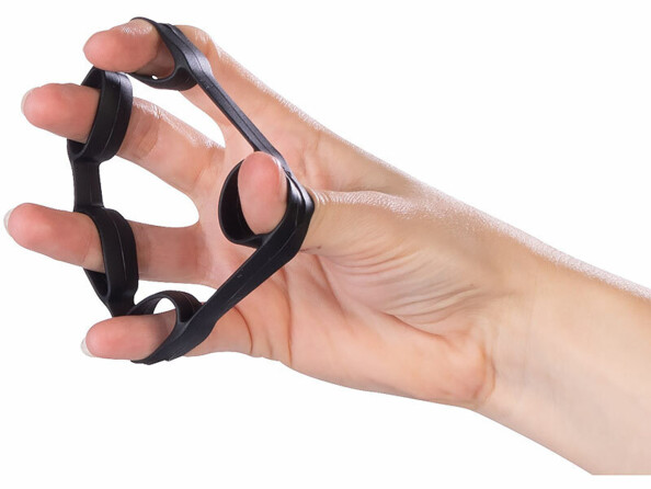 élastique de musculation pour doigts