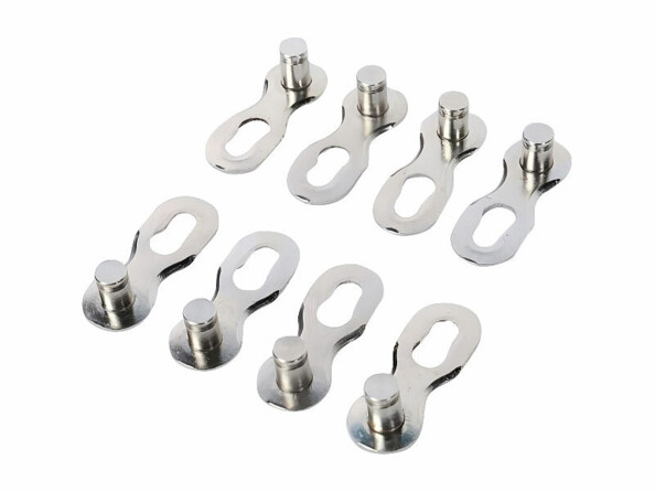 maillons attaches rapides pour chaîne de vélo vus de dessus