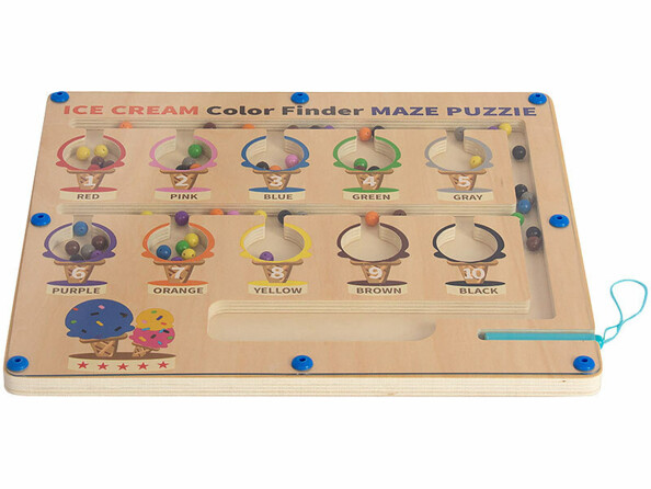 Labyrinthe magnétique anglais "glaces" pour enfants