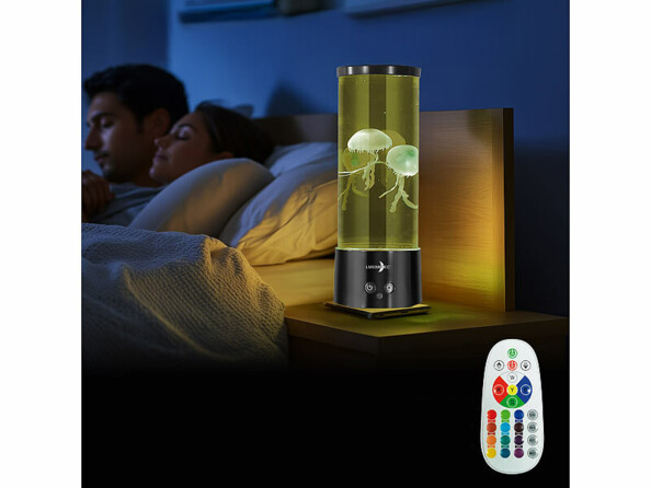 Lampe décorative méduse avec 17 couleurs et 4 modes d'éclairage