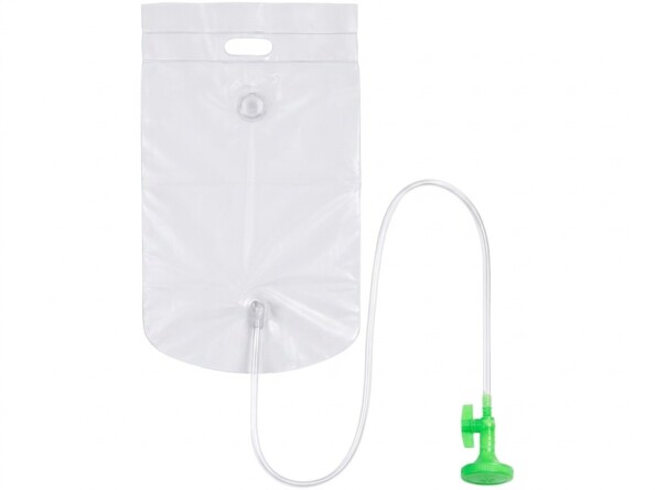 Lavabo gonflable avec pommeau de douche