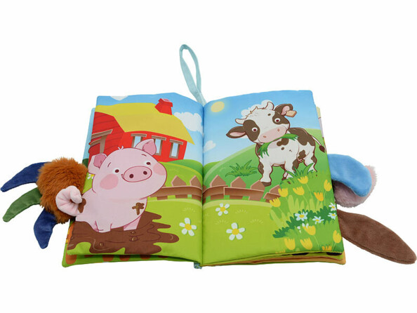 Livre en tissu bébé "La ferme"