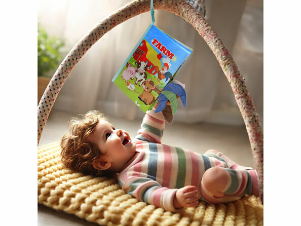 Livre en tissu bébé "La ferme"