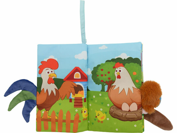 Livre en tissu bébé "La ferme"