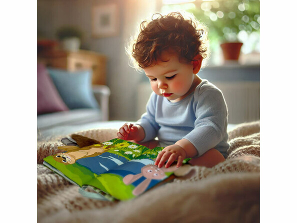 Livre en tissu bébé "La forêt"