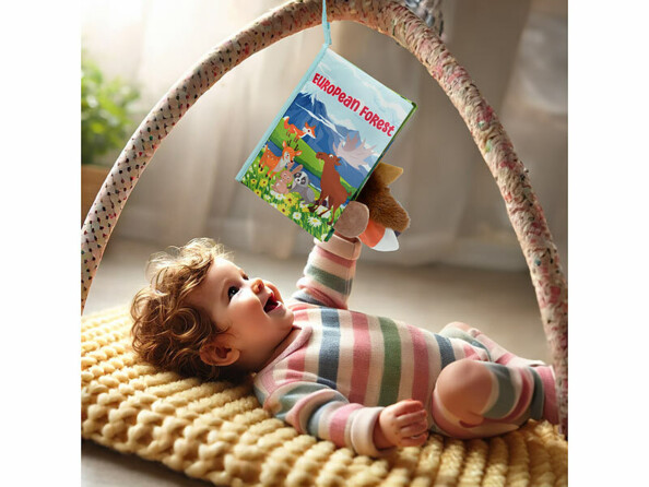 Livre en tissu bébé "La forêt"