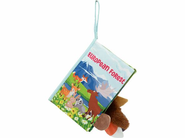 Livre d'éveil en tissu bébé "La forêt"