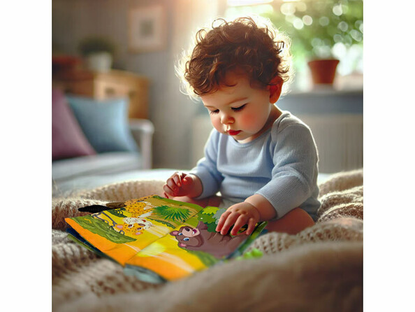 Livre en tissu bébé "La forêt"