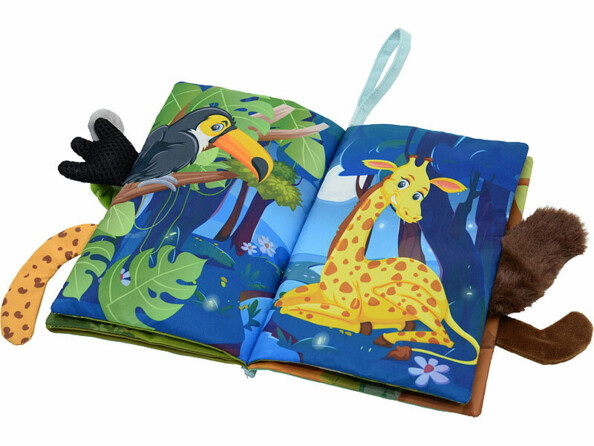 Livre en tissu bébé "La forêt"