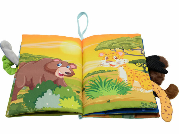 Livre en tissu bébé "La forêt"