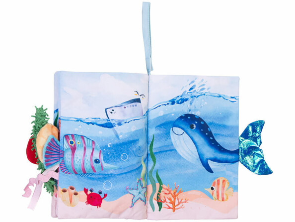 Livre en tissu bébé "La mer"