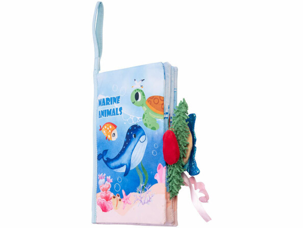 Livre 1er âge en tissu bébé "La mer"