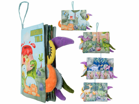 Livre en tissu bébé "Les dinosaures"