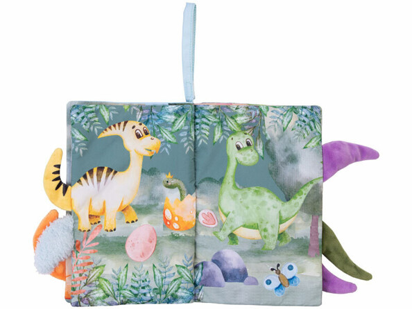 Livre en tissu bébé "Les dinosaures"