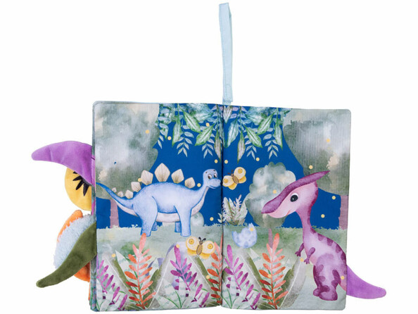 Livre en tissu bébé "Les dinosaures"