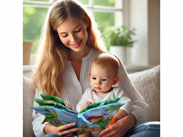 Livre sensoriel bébé "Les dinosaures"