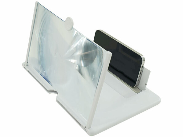 Loupe écran grossissant pour smartphone 12" - coloris blanc