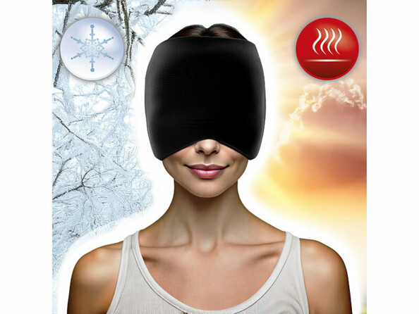 Masque anti migraine avec double couche de gel chaud / froid